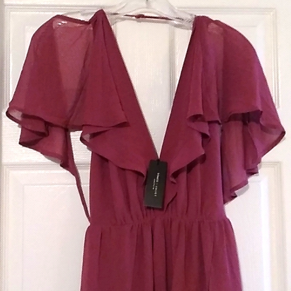 (X-56) SALE! NWT Romeo & Juliet Couture Festival Fuchsia Dress Sz.M - Picture 2 of 13
